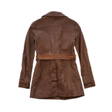 Nili Lotan Leather Trench Jacket - Women's XS