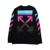 Off-White 'Diagonal Gradient' Long Sleeve T-Shirt - Men's L