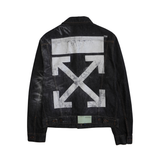 Off White 'Arrows Slim' Denim Jacket - Men's M
