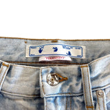 Off White Cut-Out Jeans - Women's 28