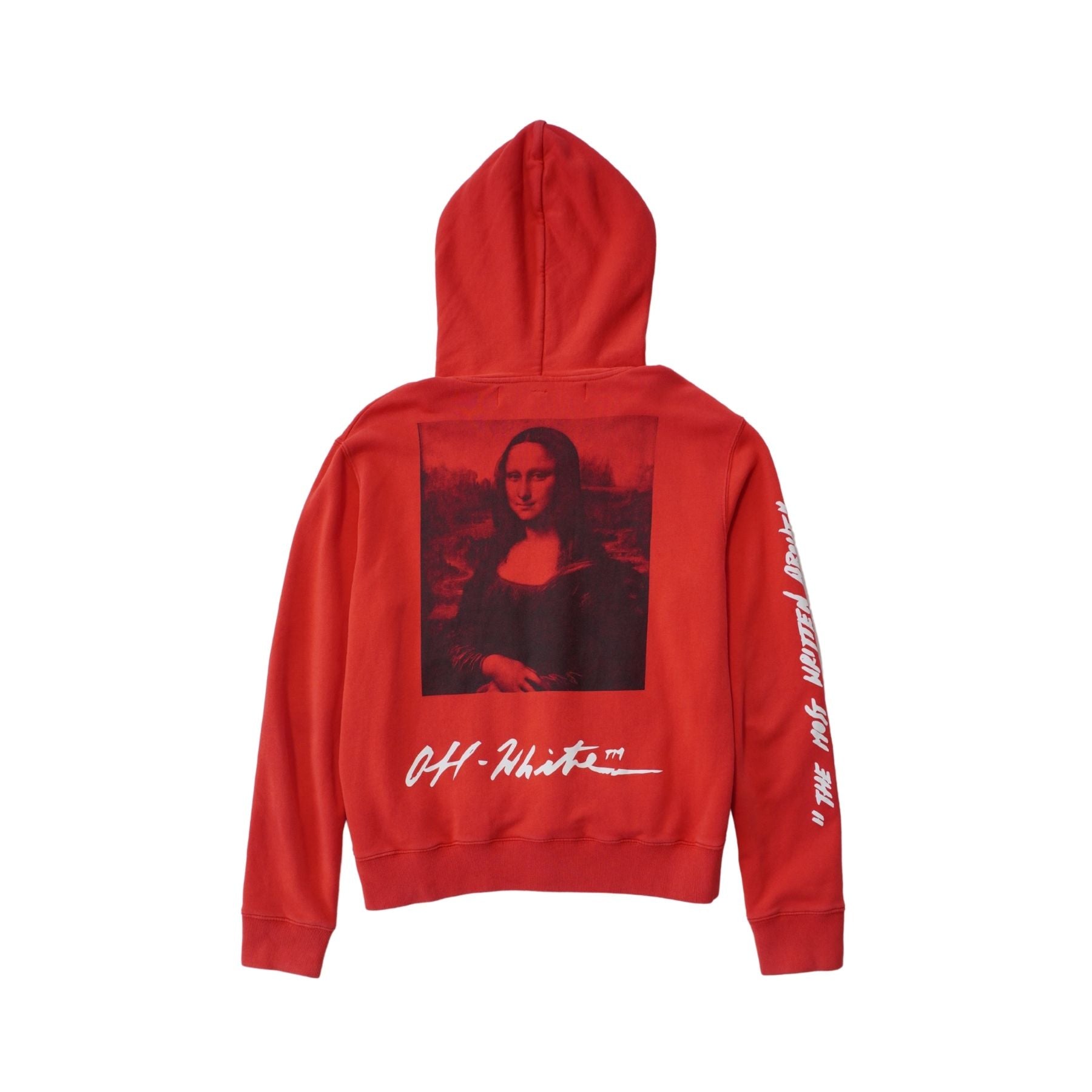 Cotton Hoodie Off White Monalisa Hoodie Red Mona Lisa Outlet Off