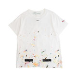 Off-White 'Paint Splatter' T-Shirt - Men's M