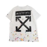 Off-White 'Paint Splatter' T-Shirt - Men's M