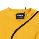 Ottolinger 'Tied-Waist Ribbed-Knit' Dress - Women's S