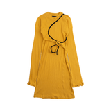 Ottolinger 'Tied-Waist Ribbed-Knit' Dress - Women's S