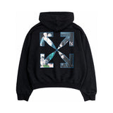 Off-White 'Caravaggio' Oversized Hoodie - Men's L