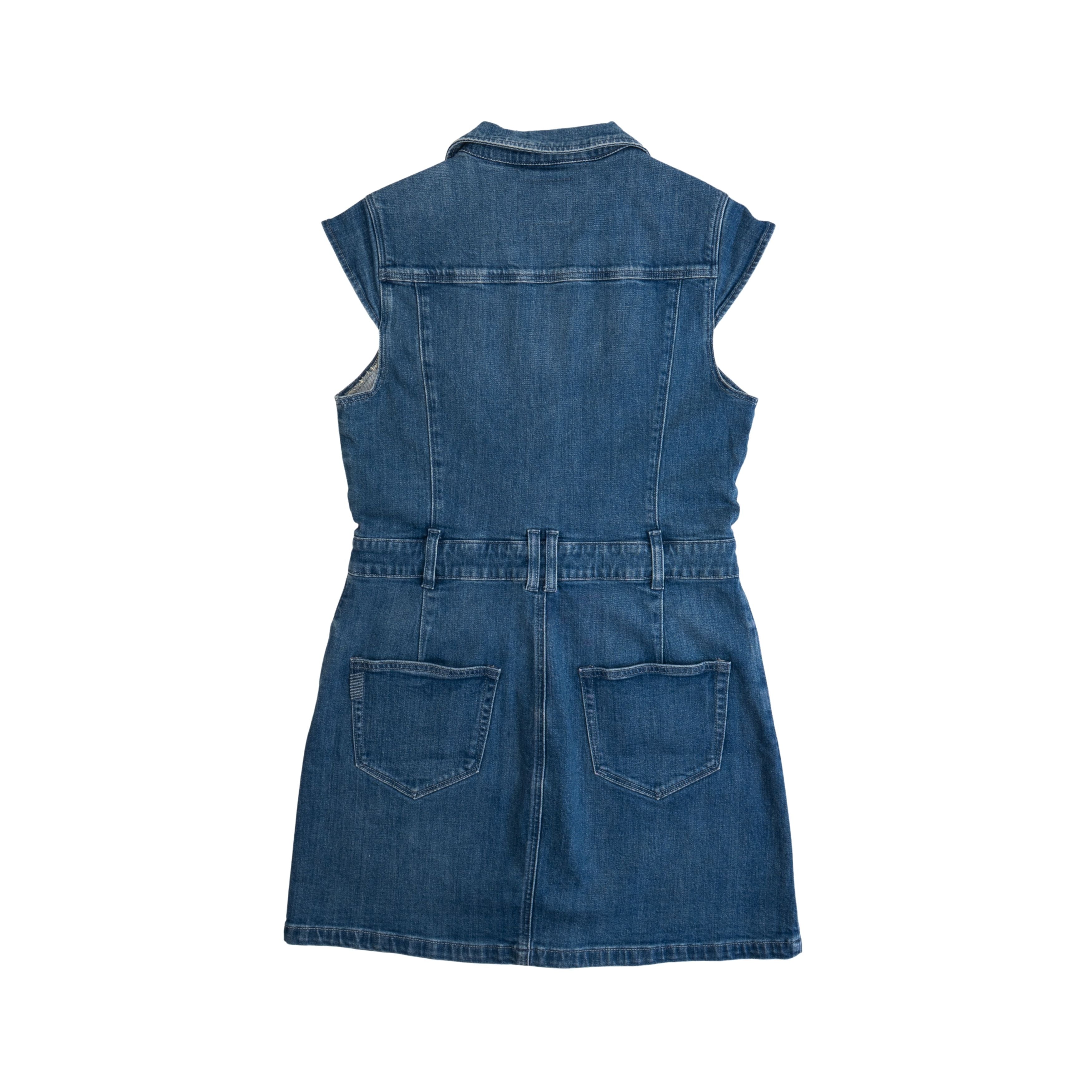 PAIGE Women's Jaxsyn Denim Dress, Size 8, Blue