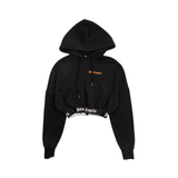 Palm Angels Cropped Hoodie - Women's S