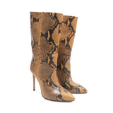 Paris Texas 'Python Print Midi Boots' - Women's 36.5