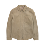 Patrick Assaraf Suede Shirt Jacket - Men's S