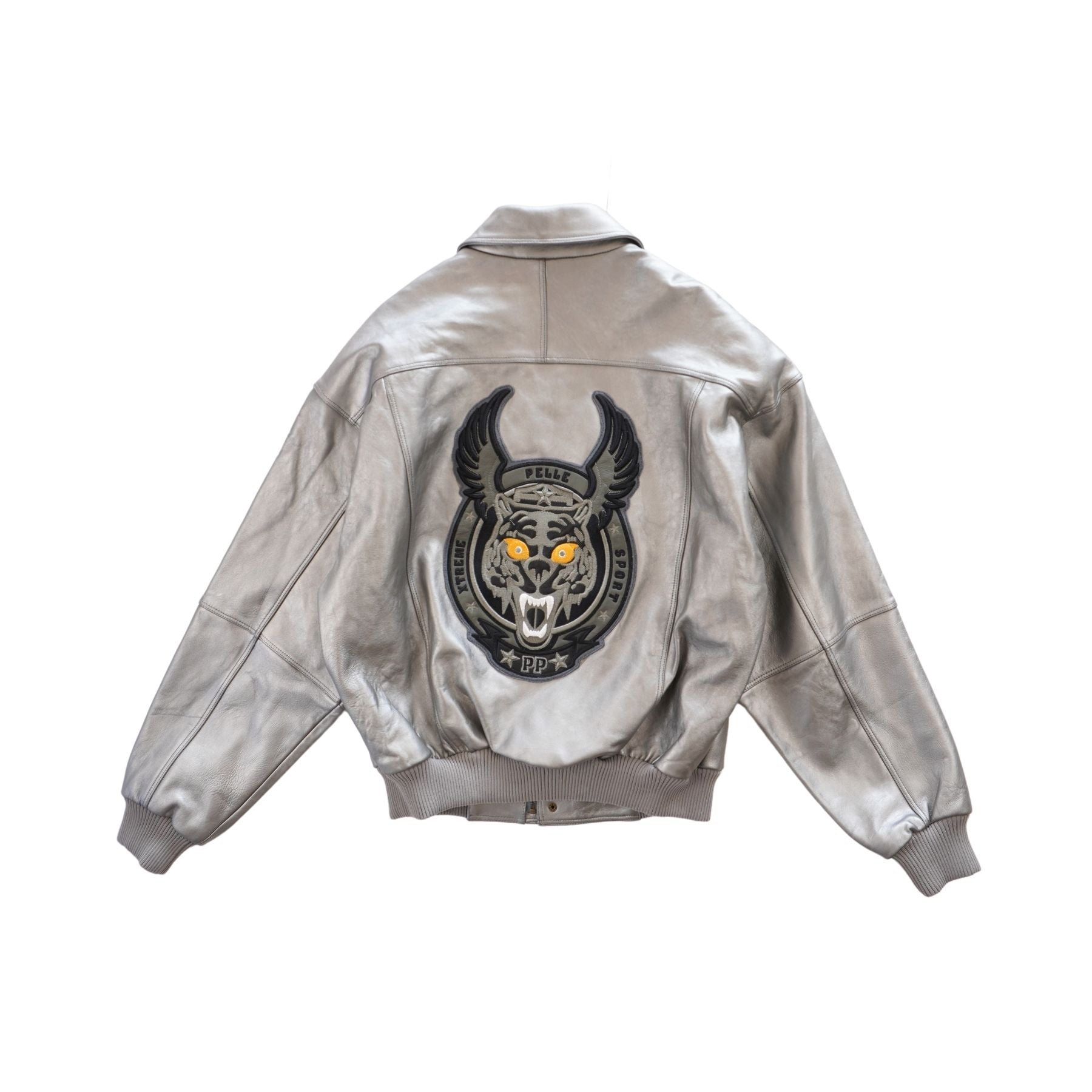 Pelle Pelle Leather Bomber Jacket Men's 44 – Fashionably Yours