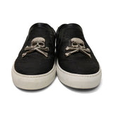Phillip Plein 'Skull & Bones' Slip-On Sneakers - Men's 43