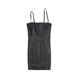 Pierre Balmain Leather Mini Dress - Women's 42
