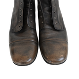 Prada Saffiano Leather Combat Boots - Men's 10.5