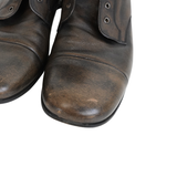 Prada Saffiano Leather Combat Boots - Men's 10.5