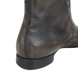 Prada Saffiano Leather Combat Boots - Men's 10.5
