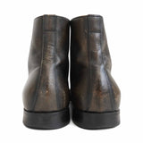 Prada Saffiano Leather Combat Boots - Men's 10.5