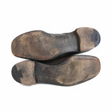 Prada Saffiano Leather Combat Boots - Men's 10.5