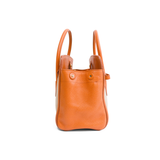 Prada 'Saffiano-Cuir Trimmed Canapa' Tote