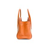 Prada 'Saffiano-Cuir Trimmed Canapa' Tote