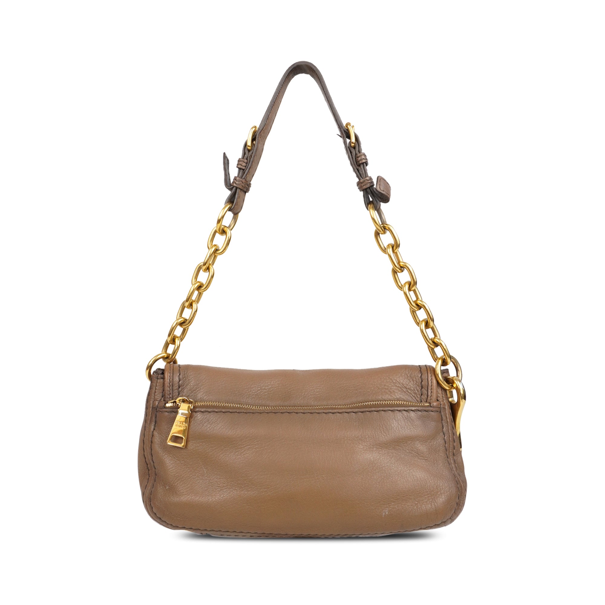 Prada gold chain bag hotsell
