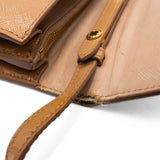 Prada 'Saffiano Vernice' Wallet On Chain