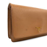 Prada 'Saffiano Vernice' Wallet On Chain
