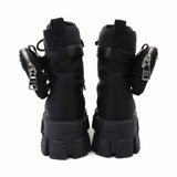 Prada 'Monolith' Combat Boots - Women's 38