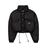 Prada Cropped 'Re-Nylon' Down Jacket - Women's 38