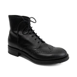 Prada 'Full Brogue Leather Half-Boot - Men's 8