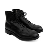 Prada 'Full Brogue Leather Half-Boot - Men's 8