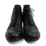 Prada 'Full Brogue Leather Half-Boot - Men's 8