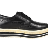 Prada Platform Brogue Loafers - Women's 38