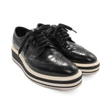 Prada 'Calzature Donna' Platform Brogues - Women's 35.5