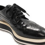 Prada 'Calzature Donna' Platform Brogues - Women's 35.5