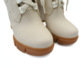 Prada Heeled Combat Boots - Women's 38