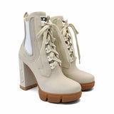 Prada Heeled Combat Boots - Women's 38
