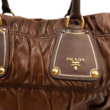 Prada Leather 'Gauffre' Tote Bag