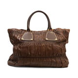 Prada Leather 'Gauffre' Tote Bag