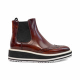 Prada Brogue Platform Boots - Women's 36