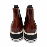 Prada Brogue Platform Boots - Women's 36