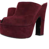 Prada Suede Mules - Women's 35