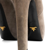 Prada Suede Ankle Boots - Women's 40