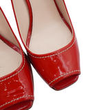 Prada Peep Toe Heels - Women's 36