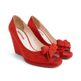 Prada Peep-Toe Wedges - Women's 39.5