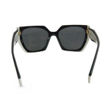 Prada Black Ivory Cat Eye Sunglasses back