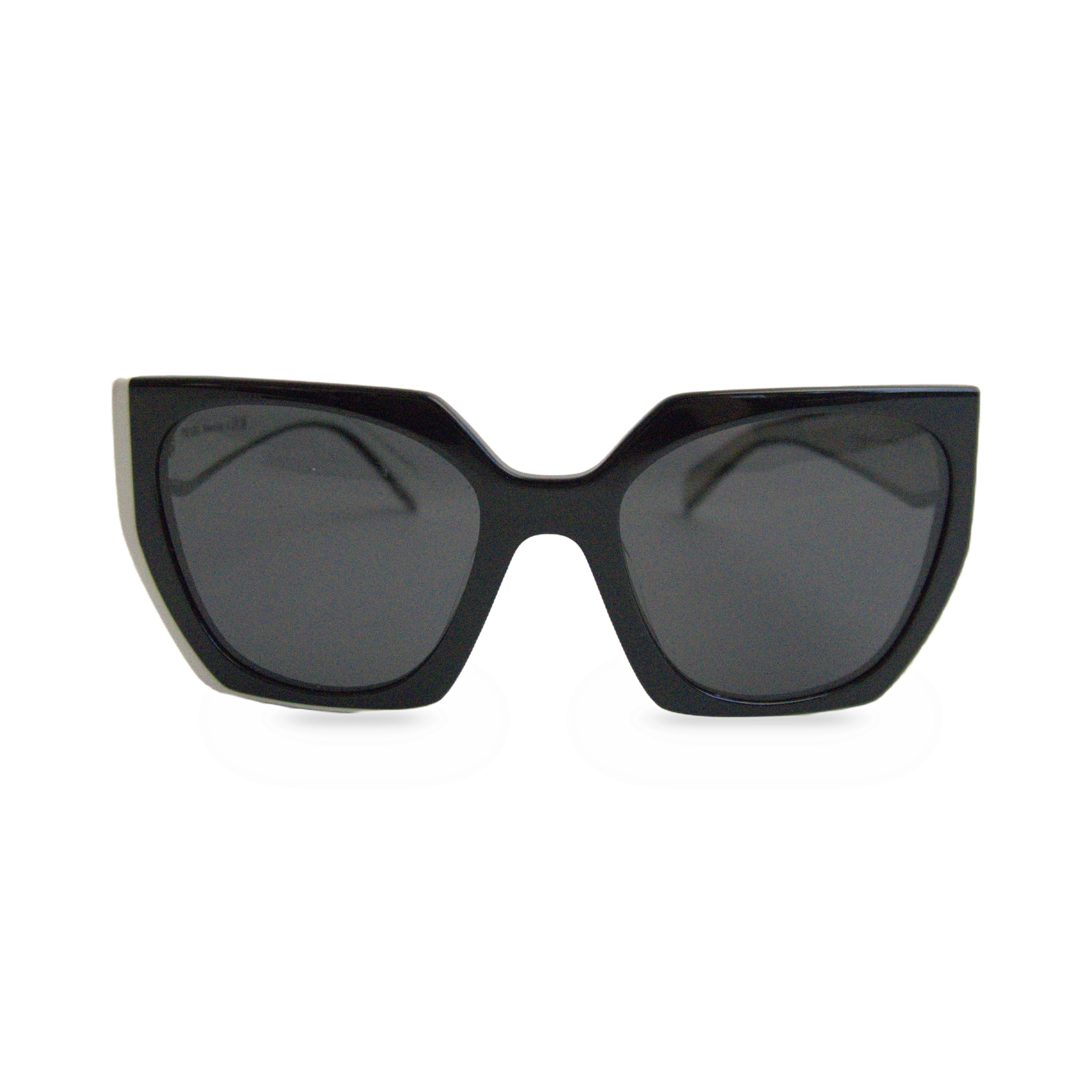 Prada Black Ivory Cat Eye Sunglasses front