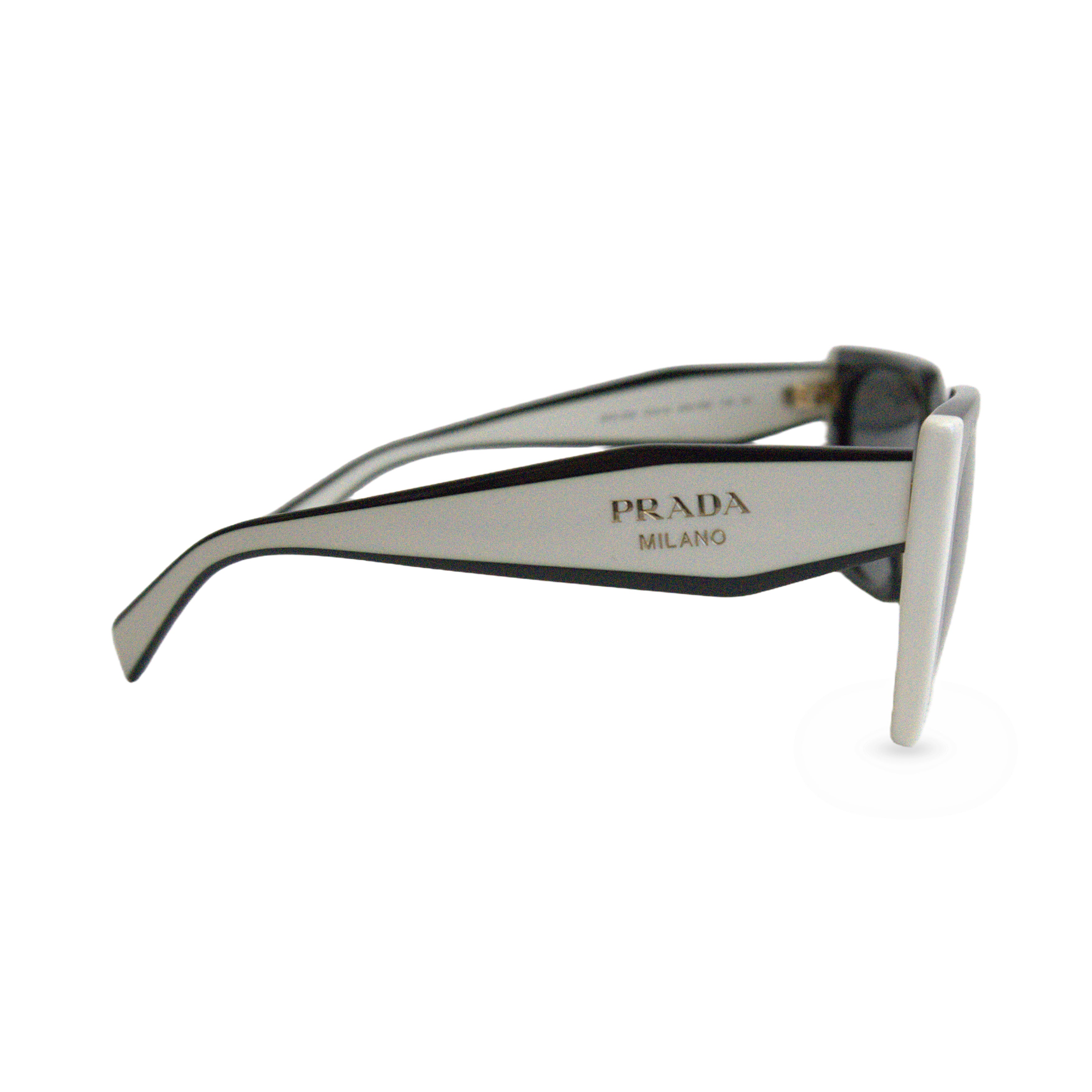 Prada Black Ivory Cat Eye Sunglasses side