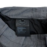Prada Grey Trousers - Women's 36