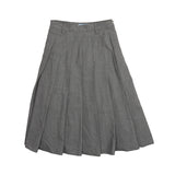 Prada Pleated Midi Skirt - Women's 36